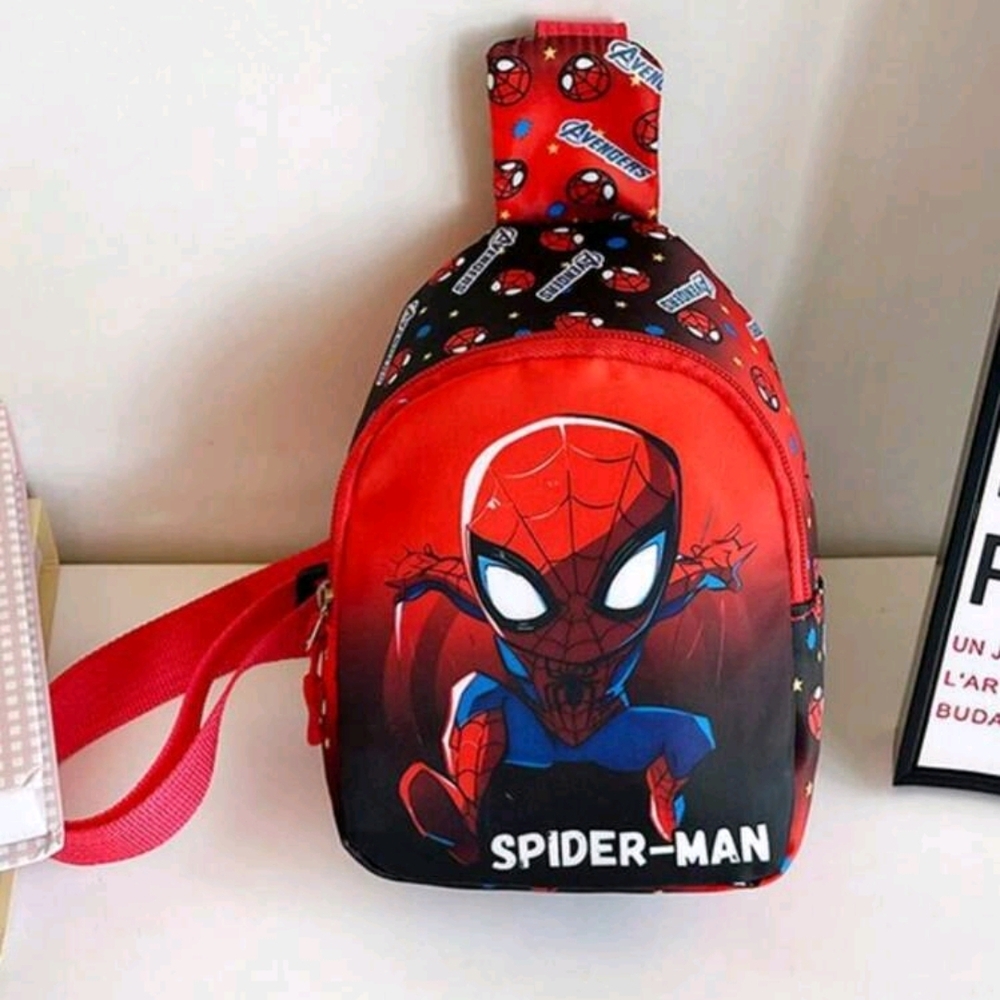Spiderman Red and Black Crossbody Bag